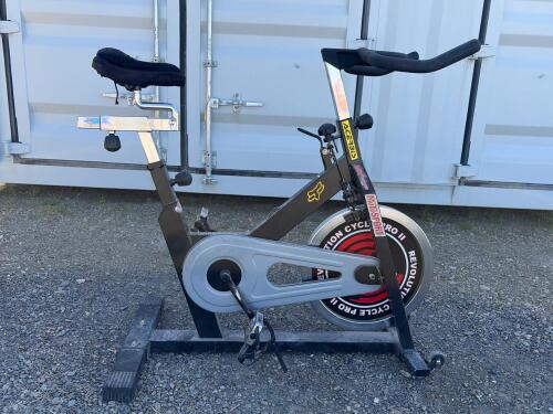 Revolution Cycle Pro II Commercial Spin Bike, 44 lb Flywheel