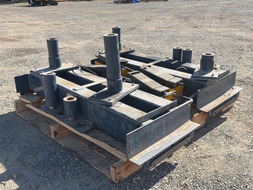 Worth 15000JB 15,000 lb Hydraulic Frame Contact Pad Set w/ Controls
