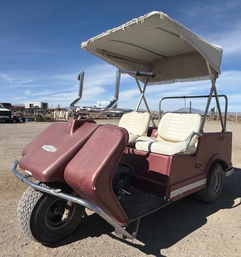 Harley-Davidson DE-3 3-Wheel Gas Golf Cart, Vintage Styling!