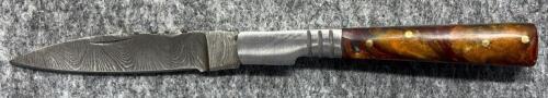 Custom Hunting Folding Style Knife, Damascus Steel Blade! - 6