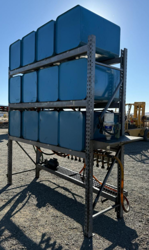 12-Tank Bulk Fluid/Oil Dispensing Rack, 780 gal Capacity! - 4
