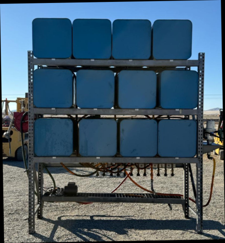 12-Tank Bulk Fluid/Oil Dispensing Rack, 780 gal Capacity! - 5