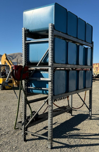 12-Tank Bulk Fluid/Oil Dispensing Rack, 780 gal Capacity! - 6