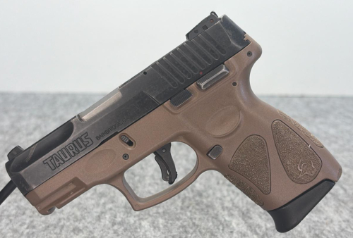 Taurus PT111 G2A / G2C 9mm, Black Slide FDE Frame, 12+1, 3.2" Barrel!