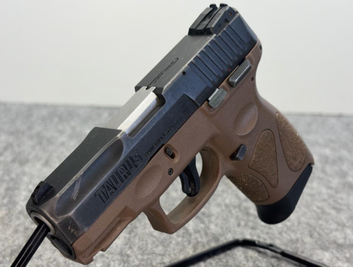 Taurus PT111 G2A / G2C 9mm, Black Slide FDE Frame, 12+1, 3.2" Barrel! - 2