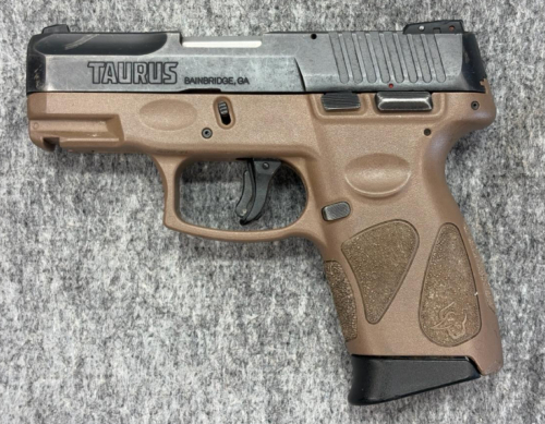 Taurus PT111 G2A / G2C 9mm, Black Slide FDE Frame, 12+1, 3.2" Barrel! - 6