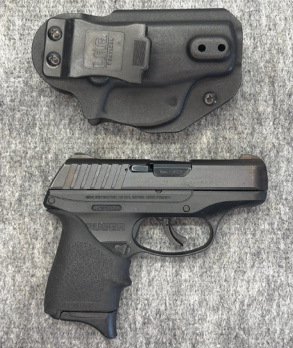 Ruger LC9s 9mm Pistol, Hogue Grip Sleeve, L.A.G. Tactical Holster! - 5