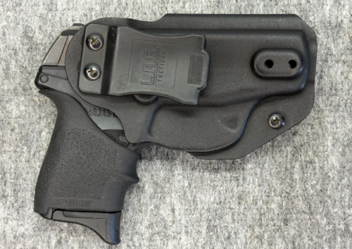 Ruger LC9s 9mm Pistol, Hogue Grip Sleeve, L.A.G. Tactical Holster! - 15