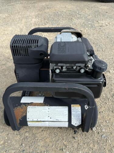 Coleman Powermate 4.6 HP Honda GX160 Gas-Powered Air Compressor, 4 Gallon, 6.9 CFM @ 40 PSI, 125-155 PSI Portable Twin Tank - 4
