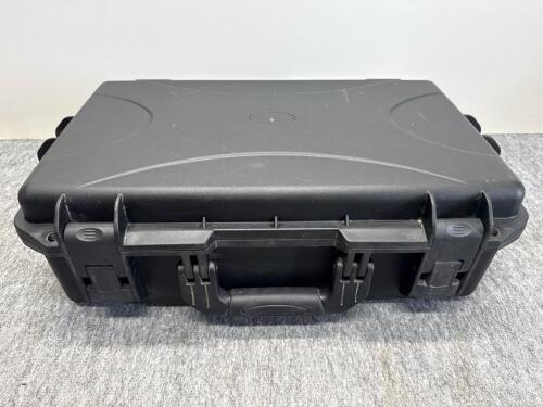 5 Handgun Black Hard Protective Equipment Case with Custom Foam Inserts, Pressure Valve