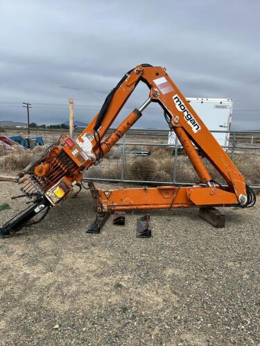 Morgan Knuckleboom Hydraulic Truck Crane, 2-Boom Sections