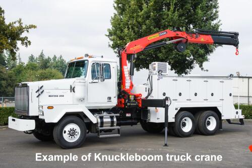Morgan Knuckleboom Hydraulic Truck Crane, 2-Boom Sections - 2