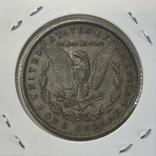 1878 Morgan Silver Dollar In protective Holder - 2