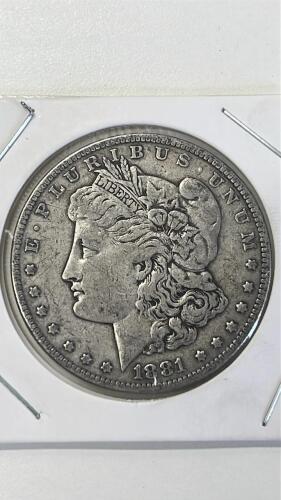 1881 Morgan Silver Dollar In Protective Case