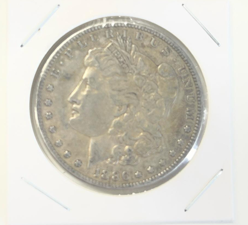 1886-O Morgan Silver Dollar In Protective Case