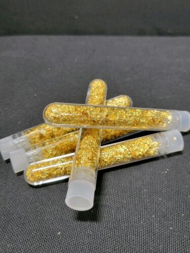 (5) Bottles of Gold Flake/Leaf Gold - 2