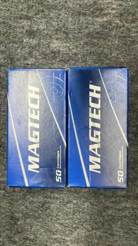 (2) Boxes of ( 50) Magtech 9mm Luger FMJ 115gr Ammunition Cartridges - 2