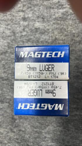 (2) Boxes Of (50) Magtech 9mm Luger FMJ 115gr Ammunition - 3