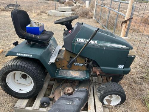 Craftsman GT Riding Lawn Mower, 22 HP Kohler V-Twin, 6-Speed, Deck Parts