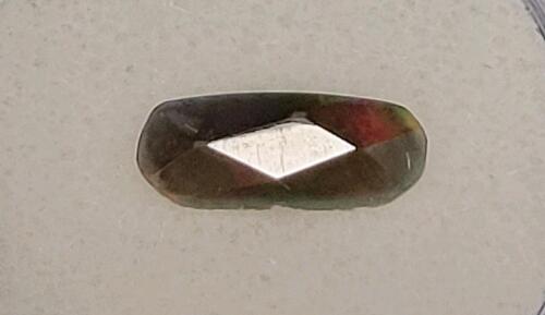 .75ct Natural Black Opal Beautiful Multi-Colored Checker Cut Gemstone