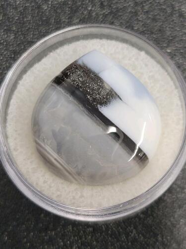 (5) Natural Gemstones in Gem Jars including: Blue Opal, Tiger's Eye, Lepidite, & More! - 4