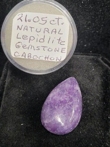 (5) Natural Gemstones in Gem Jars including: Blue Opal, Tiger's Eye, Lepidite, & More! - 8