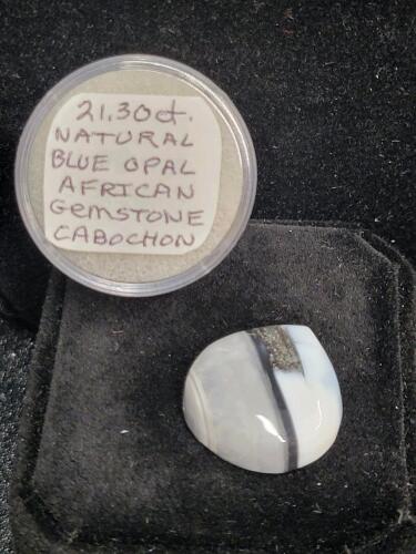 (5) Natural Gemstones in Gem Jars including: Blue Opal, Tiger's Eye, Lepidite, & More! - 9