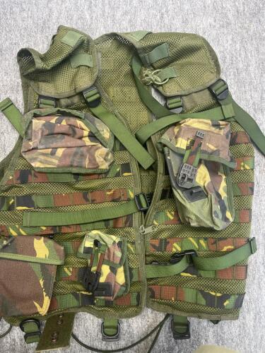 British Army PLCE Tactical Assault Vest-DPM - Woodland Camo Adjustable Sizes - 2
