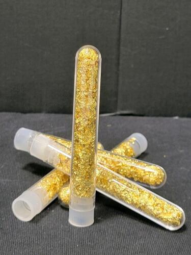 (5) Bottles of Gold Flake/Gold Leaf - 2