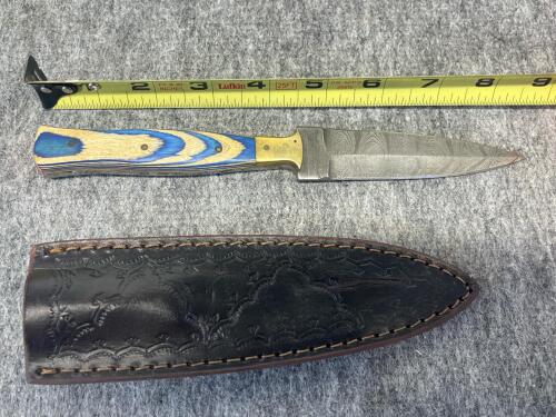 Handmade 8.5" Double Sided Small Dagger Blade - 4