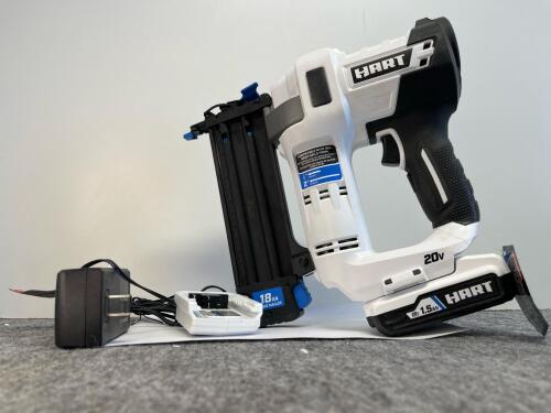 20V Cordless Hart 18 Gauge 2" Brad Nailer In Original Packaging