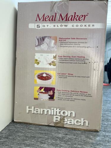 Unopened In Box - Hamilton Beach 5 Quart Slow Cooker - 2