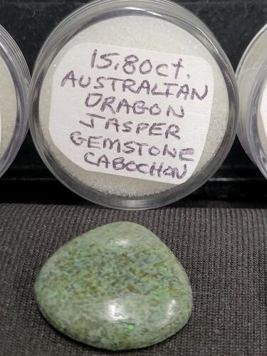(5) Natural Gemstones in Gem Jars including: Cat's Eye, Turquoise, Rainbow Millefiori Glass, & More! - 3
