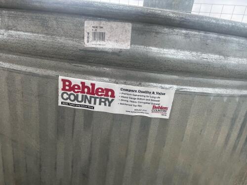 Behlen Oval R-62 2' x 2' x 6' Water Trough - 2