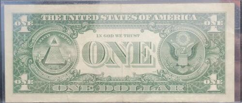 1957 B $1 Silver Certificate, Serial U41751710A, Circulated Condition - 2