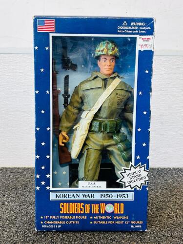 Soldiers of the World U.S. Major General USMC Action Figure, Korean War 1950-1953, Boxed