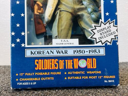 Soldiers of the World U.S. Major General USMC Action Figure, Korean War 1950-1953, Boxed - 2