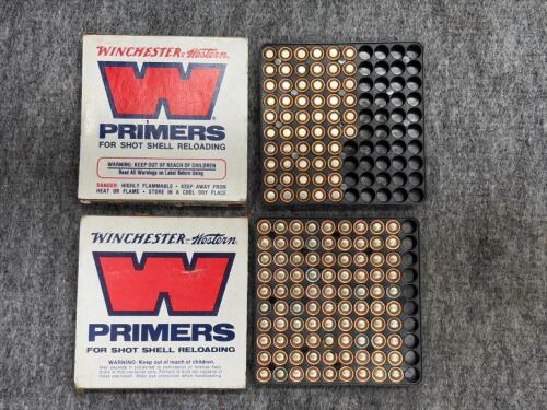 Winchester W209 and Remington No. 57 Shotgun Shell Primers, Partial Boxes, Made in USA - 5
