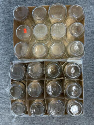(24) Mixture of Ball, Kerr, Golden Harvest, And Mason Jars - Pint Size