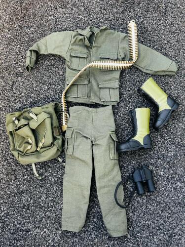 GI Joe Classic Collection U.S. Marines "Lewis" Figure with Footlocker, Uniforms, Weapons, Gear - 9