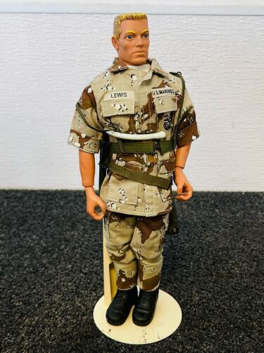GI Joe Classic Collection U.S. Marines "Lewis" Figure with Footlocker, Uniforms, Weapons, Gear - 10