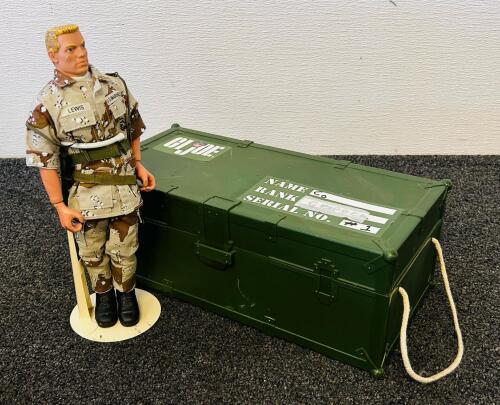 GI Joe Classic Collection U.S. Marines "Lewis" Figure with Footlocker, Uniforms, Weapons, Gear - 13