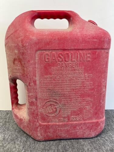 (3) Water/Gas 5 Gallon Plastic Cans - 2