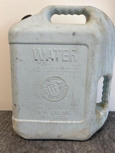 (3) Water/Gas 5 Gallon Plastic Cans - 4