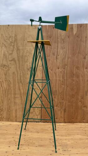 8' Tall John Deere decorative windmill/weather vane