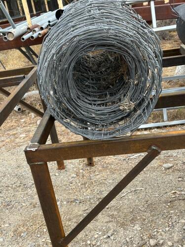 Barbed Wire Fence Roll, Galvanized - 3