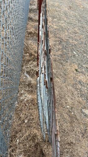 (4) Galvanized Wire Fence Panels - 2