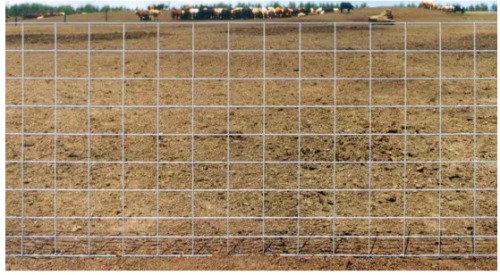 (4) Galvanized Wire Fence Panels - 3