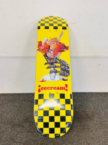 Beautiful Brand New Skateboard Deck With Icecream Sundae/Robot Graphic - 2