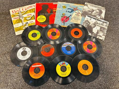 Vintage Vinyl Record Collection - 12" LP & 7" 45 RPM Singles, MGM, Columbia, RCA, Motown